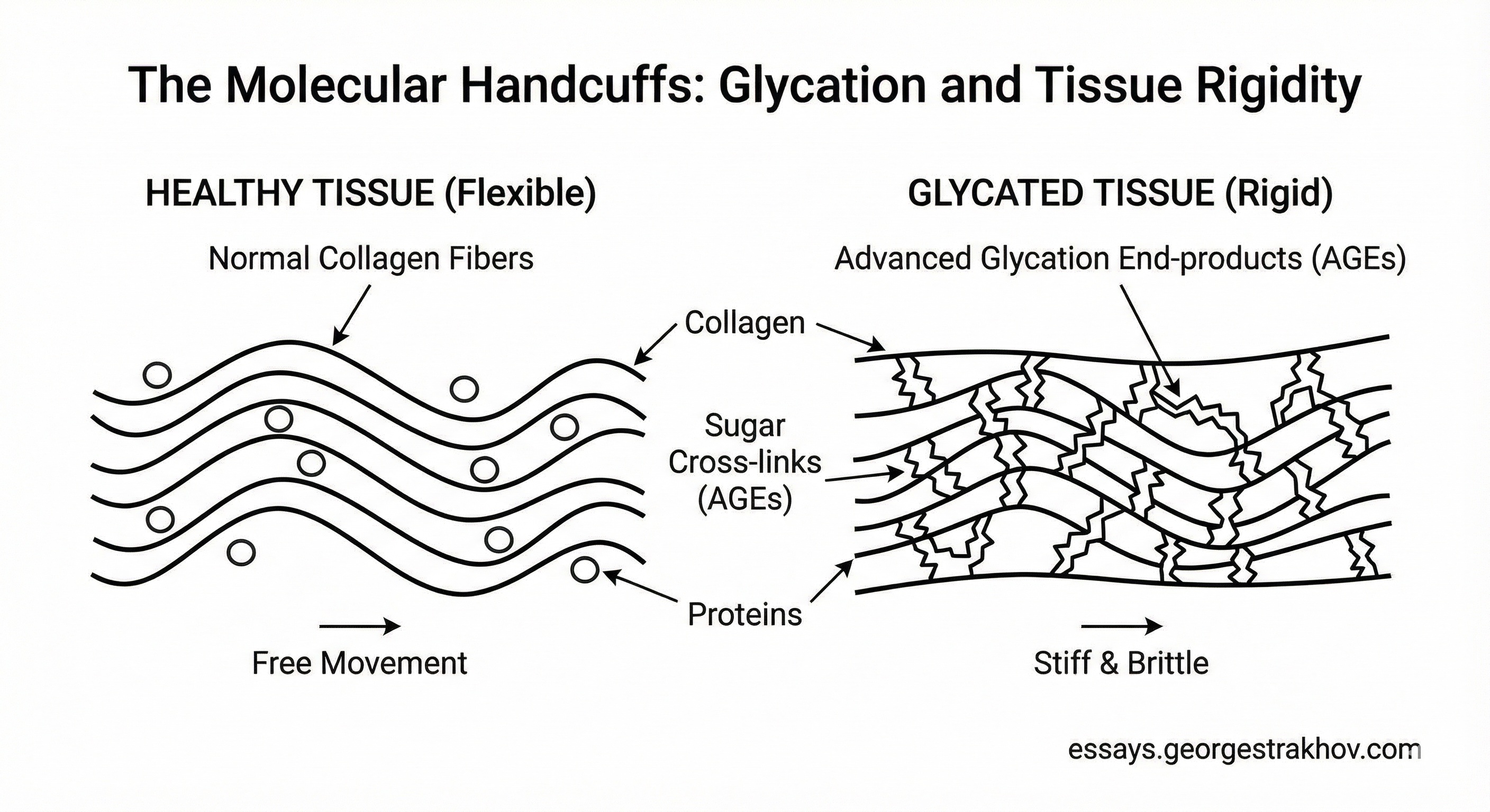 Glycation and Tissue Rigidity
